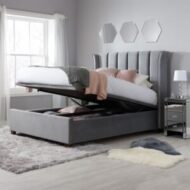 Nelan Double Wing Back End lift Storage Bed - Image 2